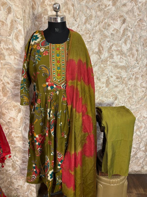 Designer Printed Cotton Chudi