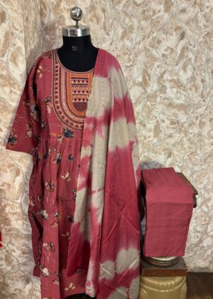 WhatsApp Image 2026-06-22 at 4.39.52 PM (3) Maroon Floral Printed Cotton Salwar