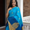 Sky Blue Soft Silk Saree