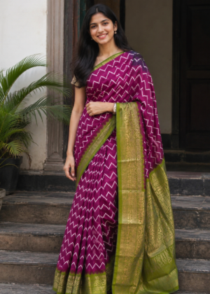 fancy270626 Chevron Sarees